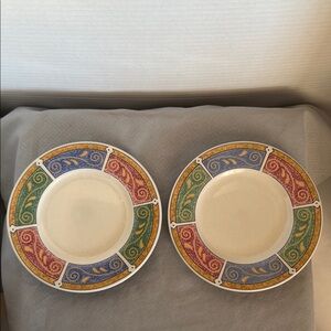 Vintage Majesticware Persia Side Plates by Sakura Designed by Sue Zipkin 1996
